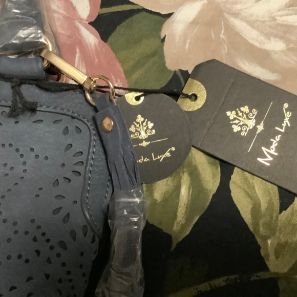 Moda luxe navy handbag - Picture 11 of 11